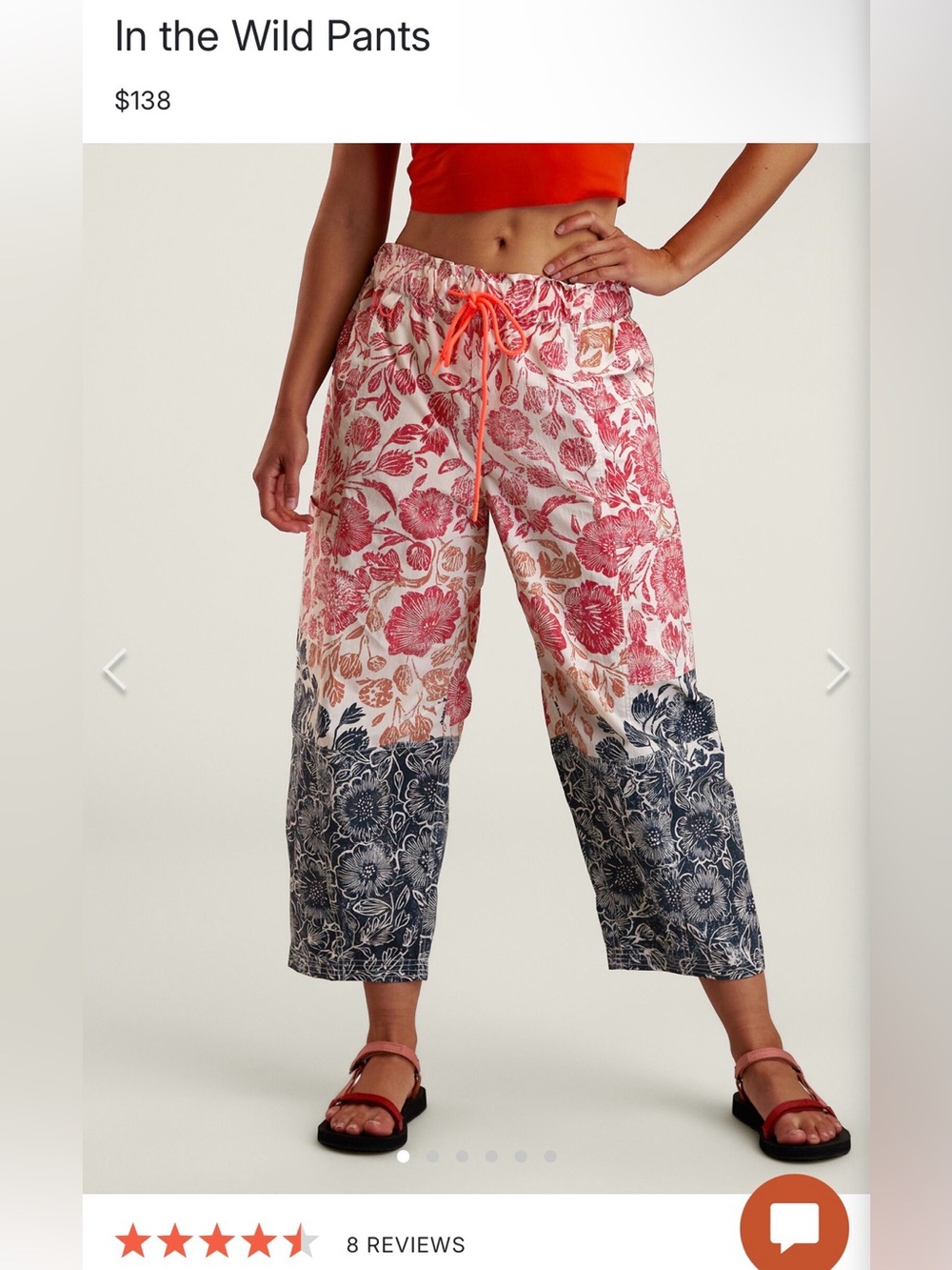Free People Movement Printed In The Wild Pant